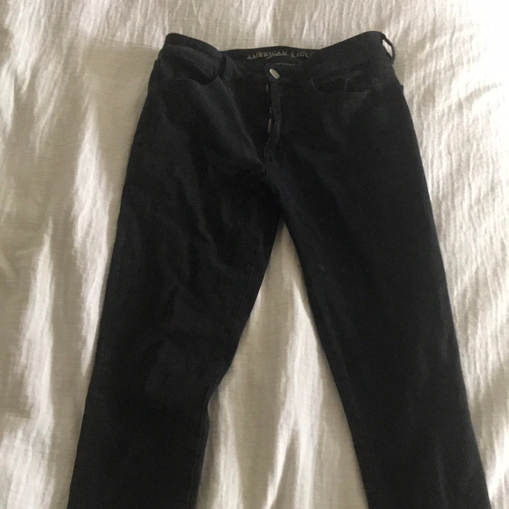 American Eagle black skinny jeans
